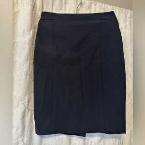 Navy Pencil Skirt